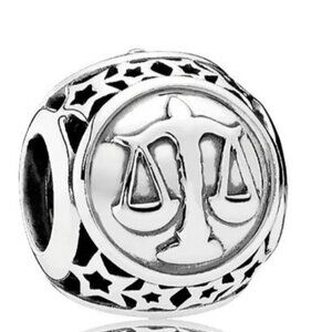 Sterling Silver Pandora Women's Libra Star Sign